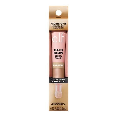 e.l.f. Halo Glow Highlight Beauty Wand Champagne Campaign