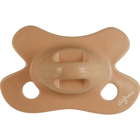 Difrax Fopspeen Natural Newborn Uni Caramel