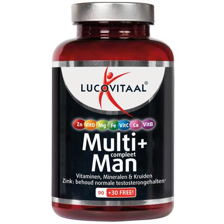 Lucovitaal Multi+ Compleet Man Tabletten 120 stuks