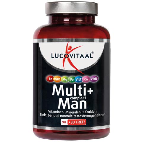 Lucovitaal Multi+ Compleet Man Tabletten 120 stuks