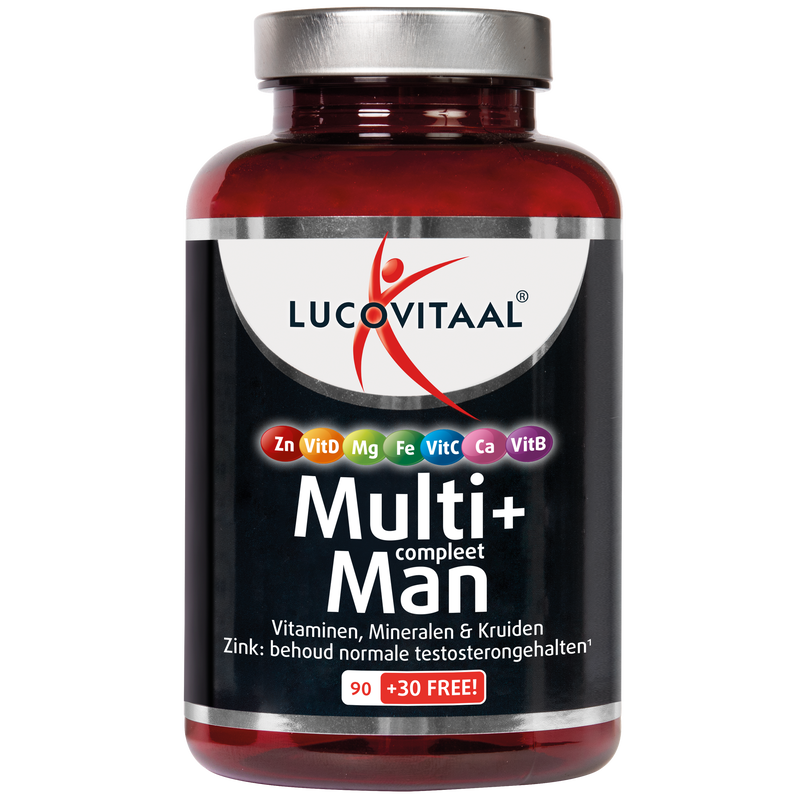 Lucovitaal Multi+ Compleet Man Tabletten 120 stuks