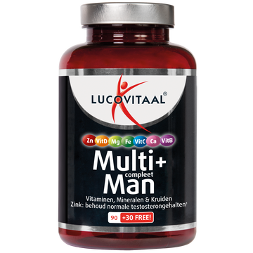 Lucovitaal Multi+ Compleet Man Tabletten 120 — 120 stuks
