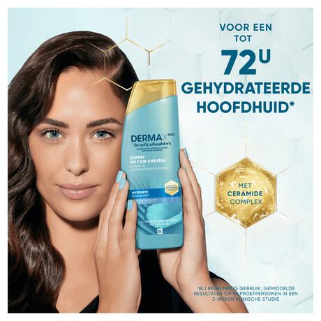 Head & Shoulders Derma X Pro Hydrateert Shampoo Anti-roos 250 ml
