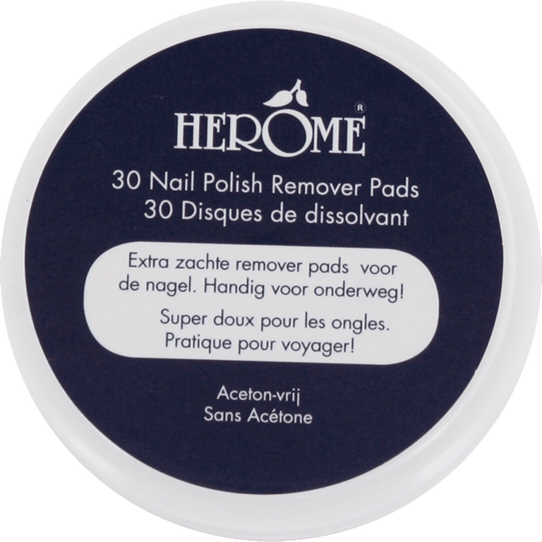 Herôme Nail Polish Remover Pads 30 EA Etos