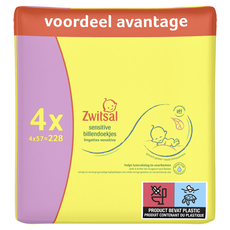 Zwitsal Sensitive Billendoekjes Voordeelverpakking 228