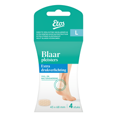 Etos Blaarpleisters L Extra drukverlichting 43 x 68 mm