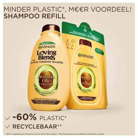 Garnier Loving Blends Refill Avocado Olie & Shea Boter Shampoo 250 ML