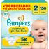 Pampers Premium Protection Voordeelbox Luiers Maat 2 4-8 KG 150 stuks + 10 Pack Billendoekjes