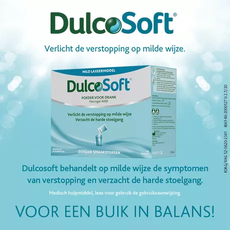 Dulcosoft Poeder Mild Laxeermiddel Oplossing Zakjes 20 stuks
