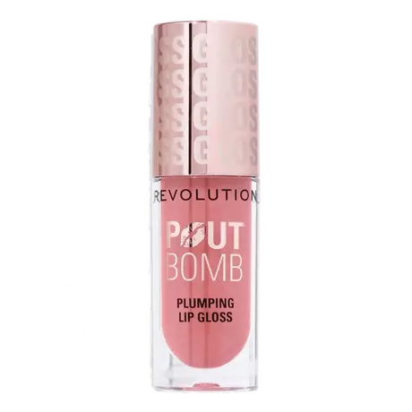 Revolution Pout Bomb Plumping Gloss Kiss Nude
