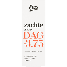 Etos Zachte Daglenzen -3,75 15 stuks