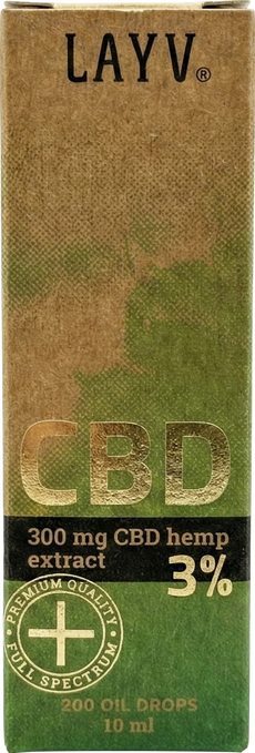 Layv Clean + 300 mg Full Spectrum CBD Olie
