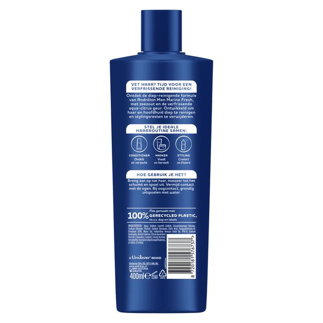 Andrélon Men Marine Fresh shampoo 400 ML
