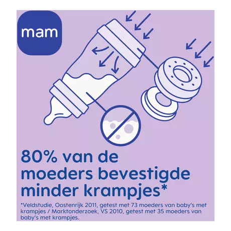 MAM Easy Start Anti-Colic Babyfles Beige 160 ML