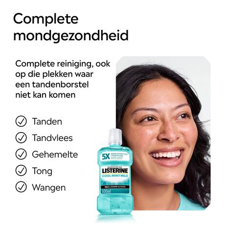 Listerine Coolmint Milde Smaak Mondwater 500 ML