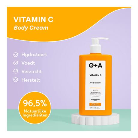 Q+A Vitamin C Body Cream 250 ML