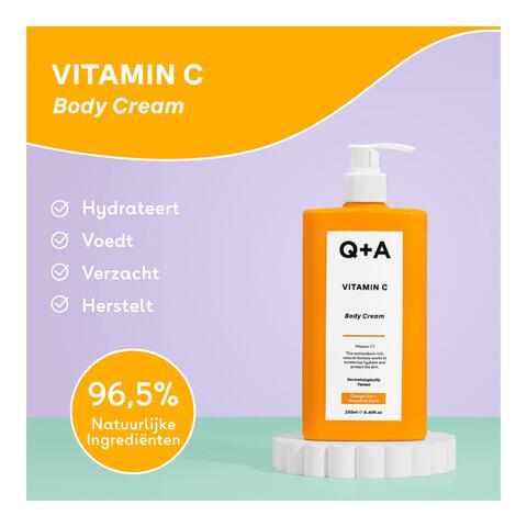 Q+A Vitamin C Body Cream 250 ML