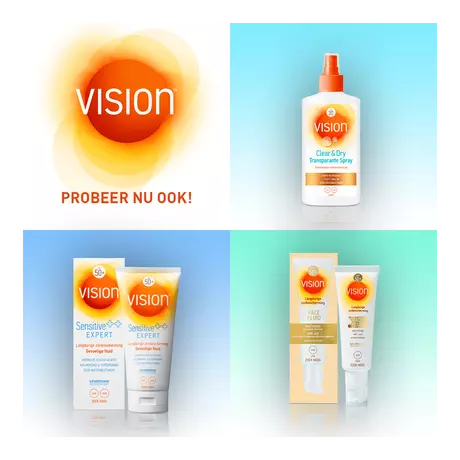 Vision Extra Care Zonnebrand SPF50 180 ML