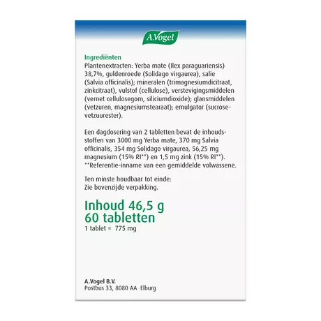 A.Vogel Famosan Gewichtsbeheersing2* & Overgang1* Tabletten 60 stuks