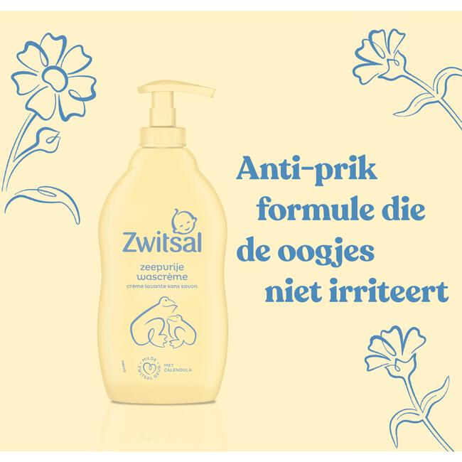 Zwitsal Zeepvrije Wascrème 400 ML