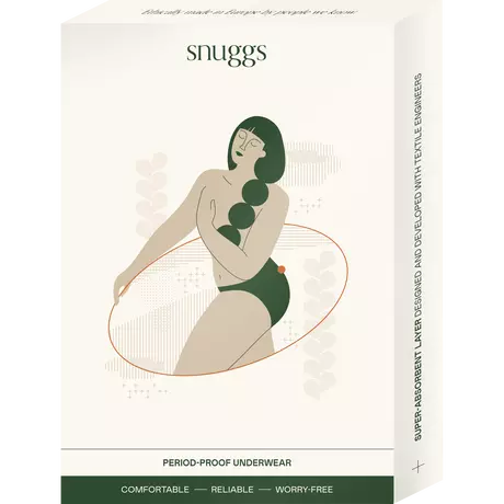 Snuggs Brazilian Light Menstruatie Ondergoed Maat L