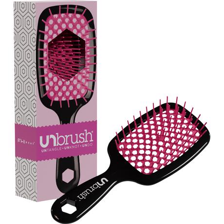 UNbrush Detangling Hair Brush Cherry Blossom Pink 1 stuk