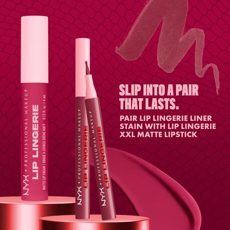 NYX Professional Makeup Lip Lingerie Liner Stain 02 Naughty Nude Bruin