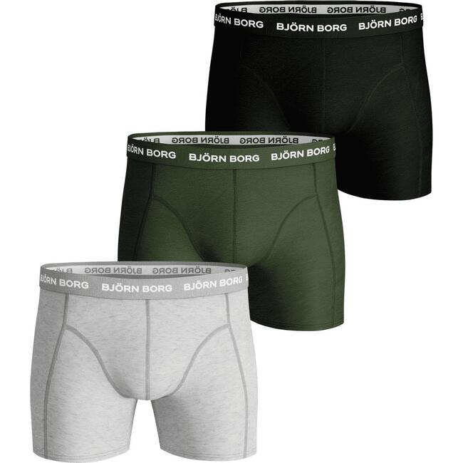 Bjorn Borg 3-Pack Boxershort Grey Melange maat L