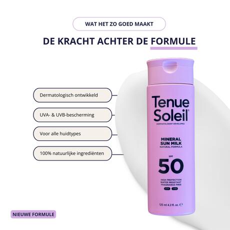 Tenue Soleil Mineral Sun Milk SPF50 125 ML