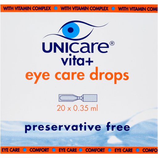 Unicare Vita+ Eye Care Drops 20 x 0,35 ML