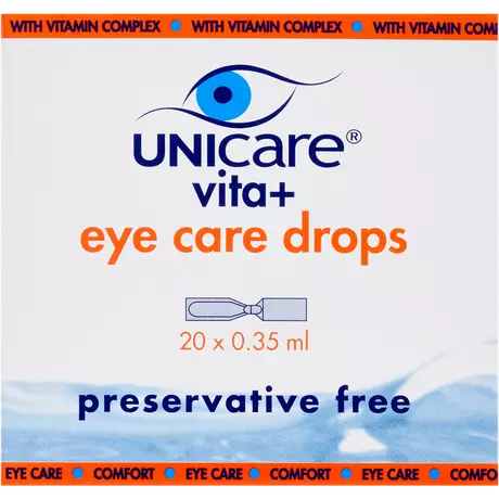 Unicare Vita+ Eye Care Drops 20 x 0,35 ML