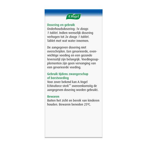 A.Vogel Echinaforce Sterk 60 tabletten