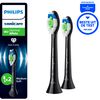Philips Sonicare Optimal White Opzetborstels Zwart HX6062/88 2 stuks