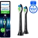 Philips Sonicare Optimal White Opzetborstels Zwart HX6062/88 2 stuks