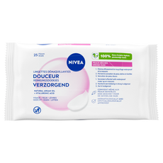 NIVEA 3-in-1 Reinigingsdoekjes Droge Huid 25 stuks