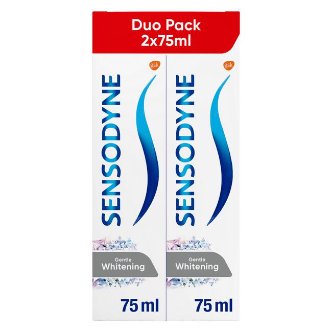 Sensodyne Gentle Whitening Tandpasta Voor Gevoelige Tanden 2x 75 ML