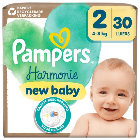 Pampers Harmonie Luiers Maat 2 4-8 KG 30 Stuks