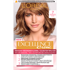 L'Oréal Paris Excellence Crème Permanente Haarverf 7 Middenblond