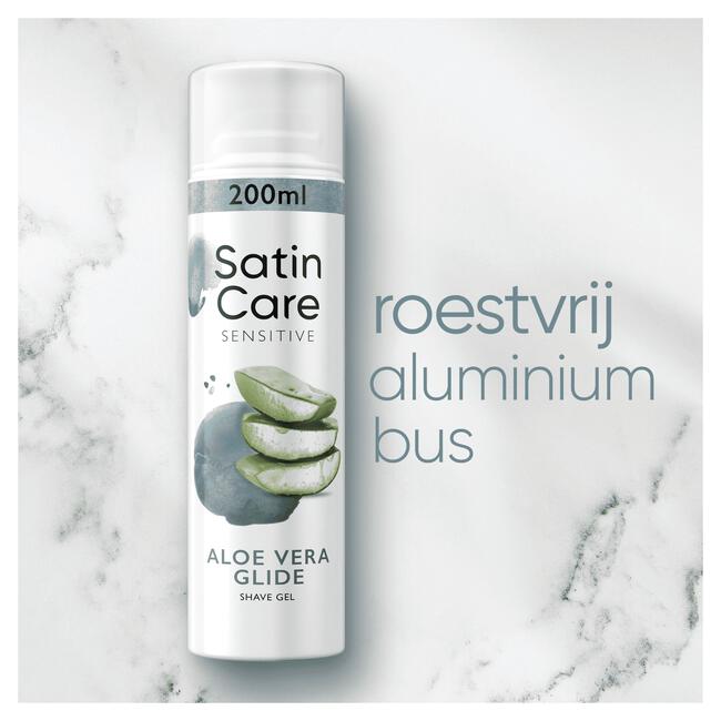 Satin Care Scheergel Gevoelige Huid 200 ML
