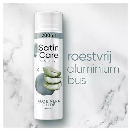 Satin Care Scheergel Gevoelige Huid 200 ML