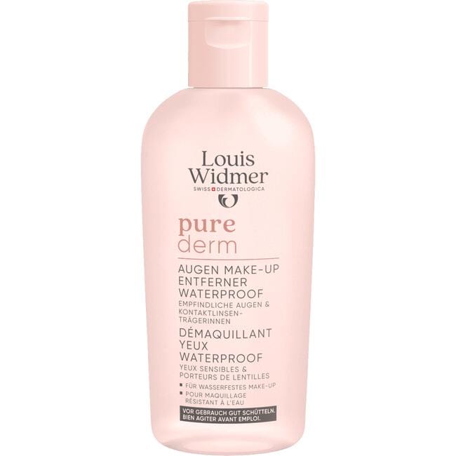 Louis Widmer Purederm Oogmake-Up Reiniging Waterproof Zonder Parfum 100 ML