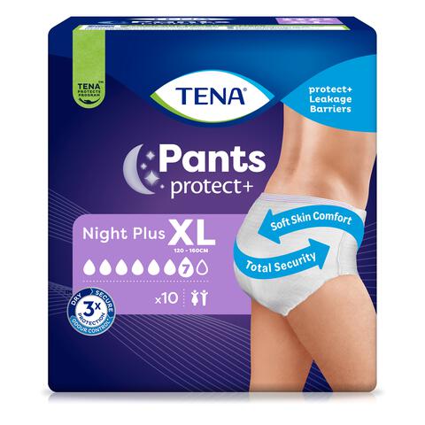 Tena Pants Night Plus Extra Large 10 Stuks