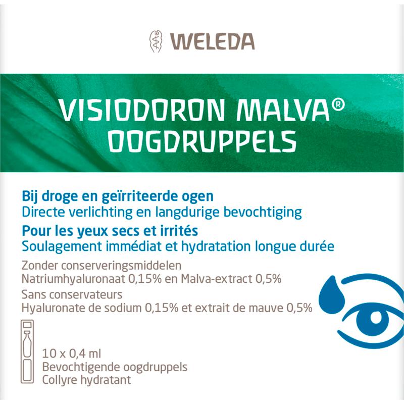 Weleda Visiodoron Malva Oogdruppels Ampullen 0,4 ML