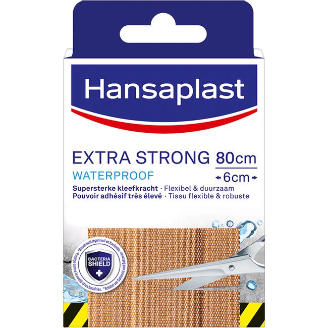 Waardig hoofdstuk seks Hansaplast Extra Strong Waterproof Pleisters 80cm x 6cm 1 EA | Etos