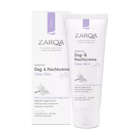 ZARQA Clear Skin Dag- en Nachtcrème 75 ML