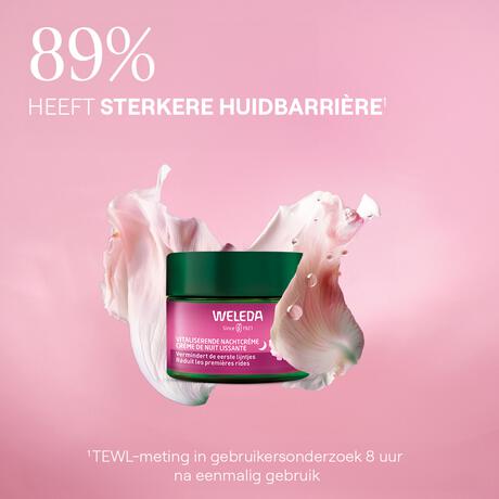 WELEDA Wilde Rozen & Witte Thee Vitaliserende Nachtcrème 40 ML