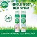 Happy Earth 100% Natuurlijke Whole Body Cedar Lime Deodorant Spray 100 ML