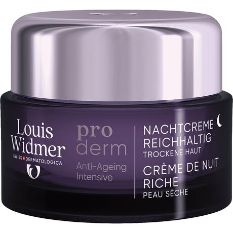 Louis Widmer Proderm Nachtcrème Rijke Textuur Zonder Parfum 50 ML