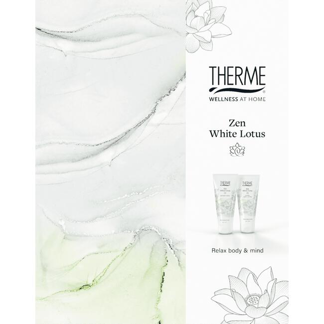 Therme Zen White Lotus Halve Harmonica Body Lotion /Shower Satin Geschenkset