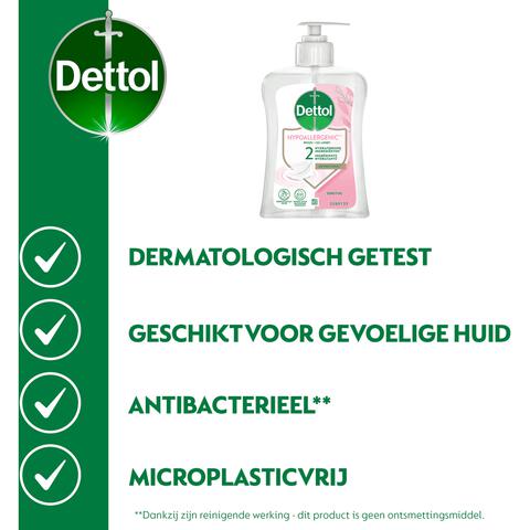 Dettol Hypoallergenic Sensitive Handzeep - 250 ML